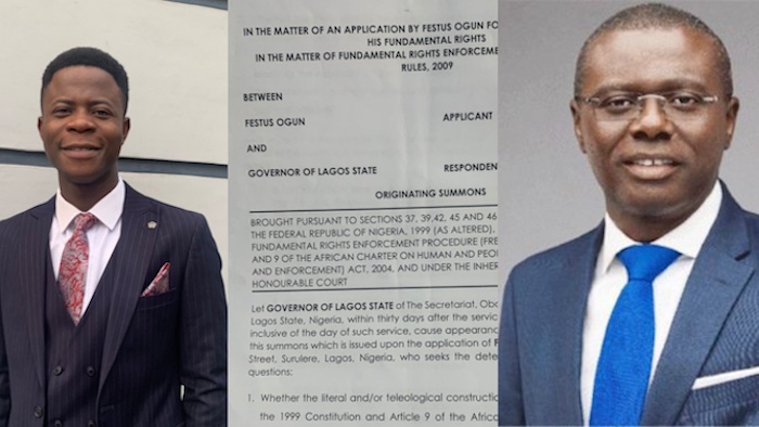 Lawyer Sues Lagos Governor Sanwo-Olu For Blocking Him On X