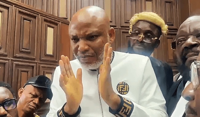 Nnamdi Kanu Lists Sanwo-Olu, Wike, Umahi Among 23 Witnesses In Treason Case