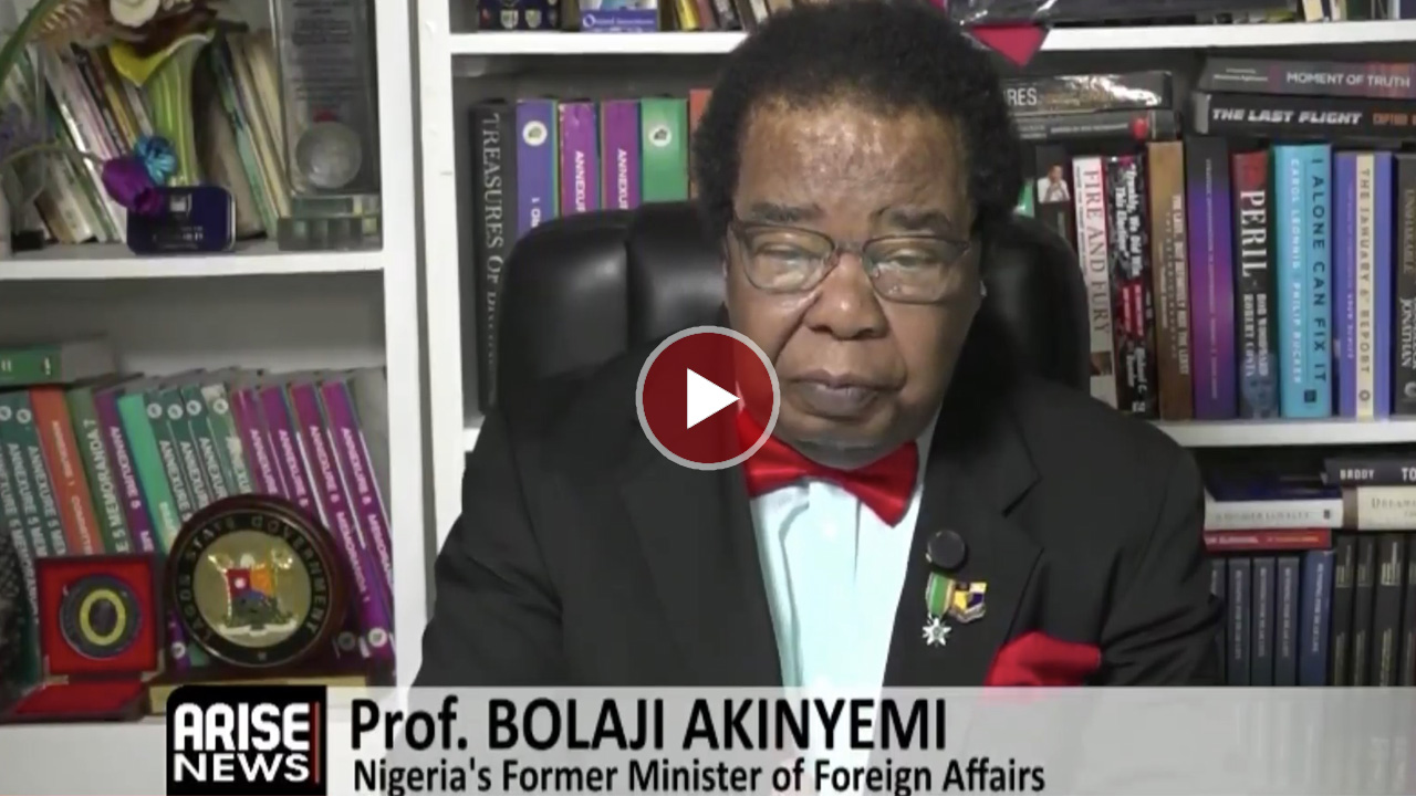 Bolaji Akinyemi: Trump’s Venezuela Actions Nothing But Piracy, Brigandage, Violation Of International Law