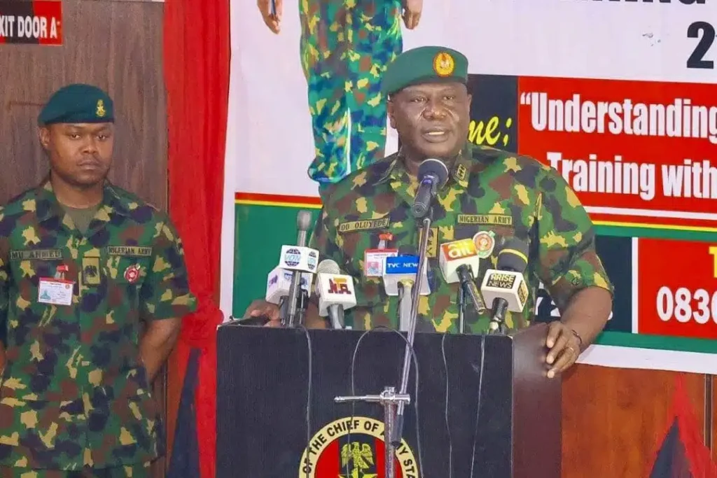 CDS Oluyede Appeals for Troop Support