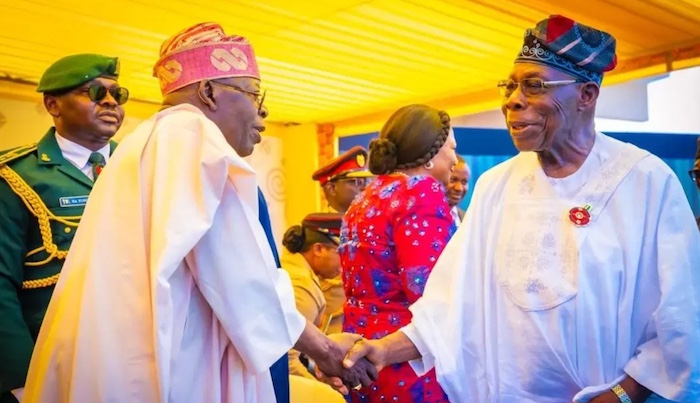 Tinubu Celebrates Obasanjo At 89