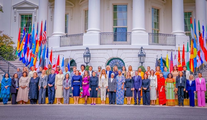 First Lady Tinubu Meets Melania Trump At White House AI Summit
