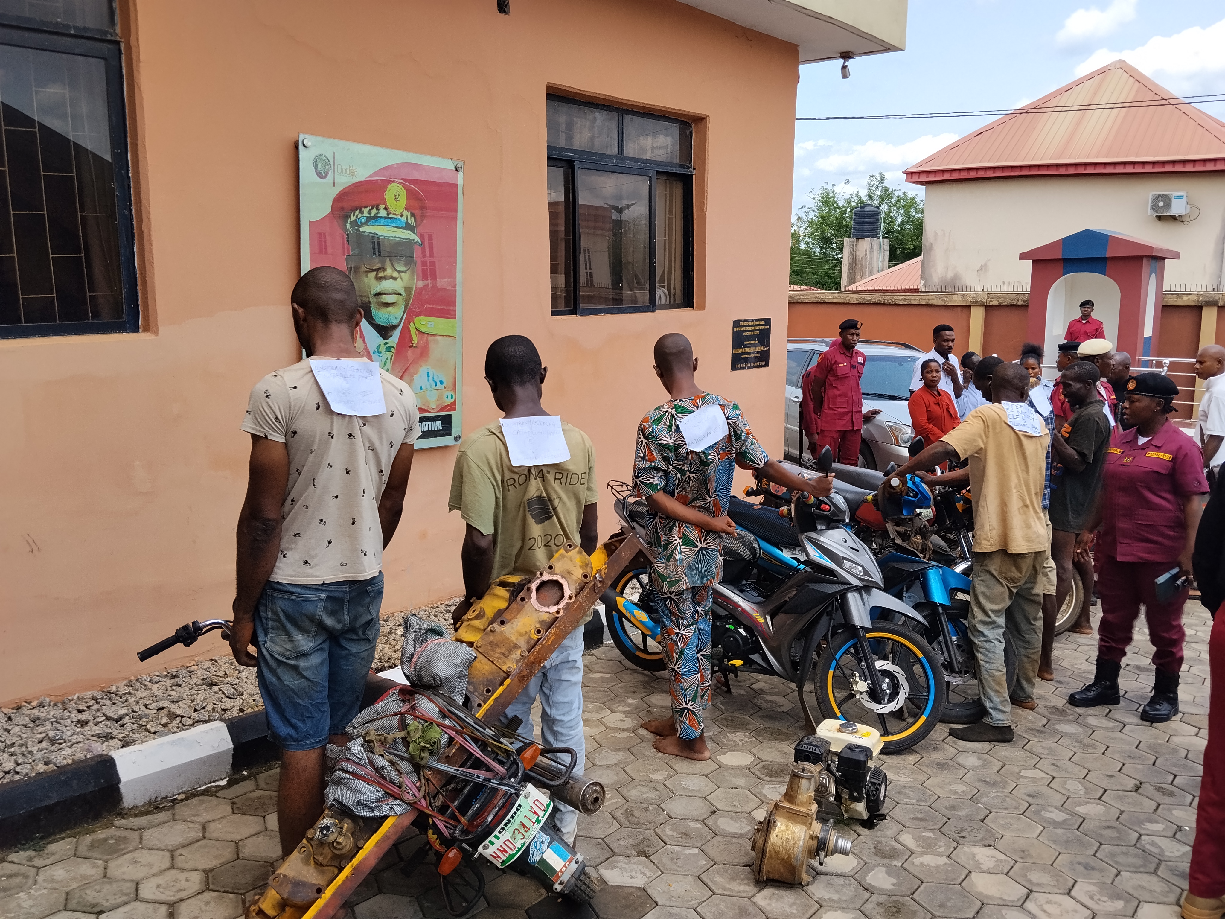 Amotekun Parades 35 Suspects, Rescues Kidnap Victims In Ondo