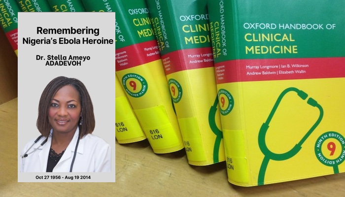 Oxford Medical Handbook Honours Nigerian Doctor, Adadevoh For Stopping Ebola Outbreak