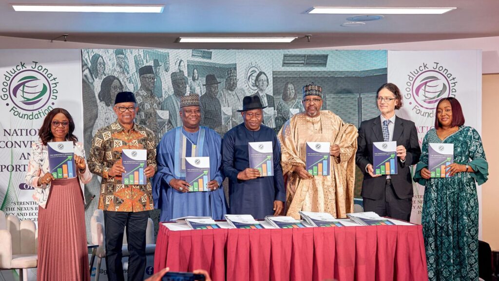 Jonathan: Nigeria’s Democracy Needs Strong Economic Policies To Remain Sustainable