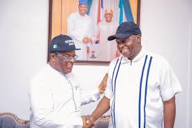 Umahi Meets APC National Chairman Yilwatda, Briefs on Tinubu’s Infrastructure Achievements