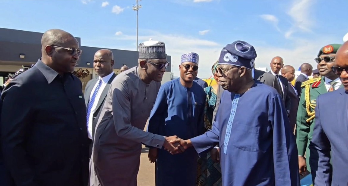 Tinubu Arrives Kigali For Africa CEO Forum, To Defend Nigeria’s Reform Agenda